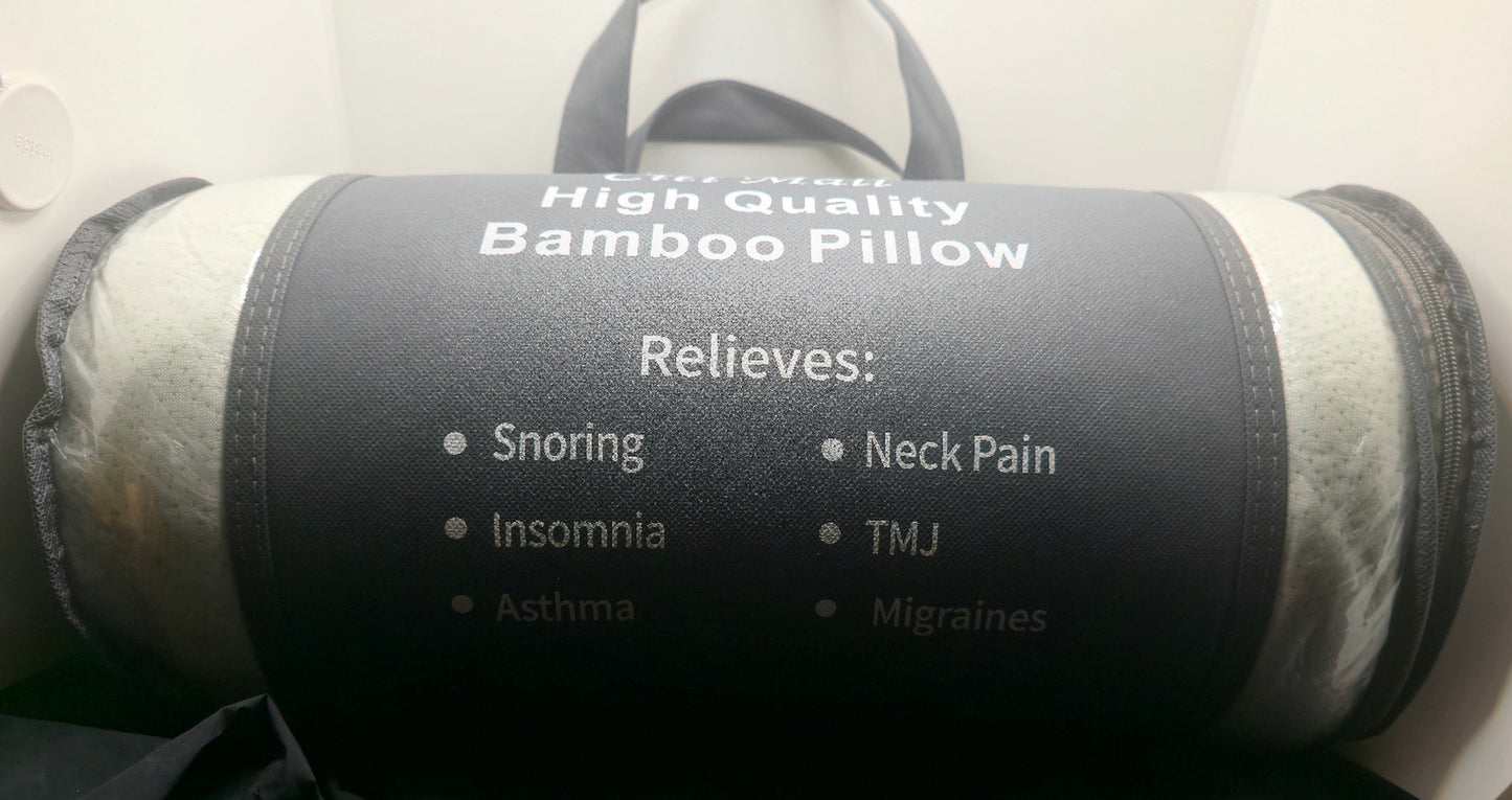 Citi Mall Bamboo Memory Foam Pillow – King Size Cooling Support Pillow for Neck & Back Pain Relief