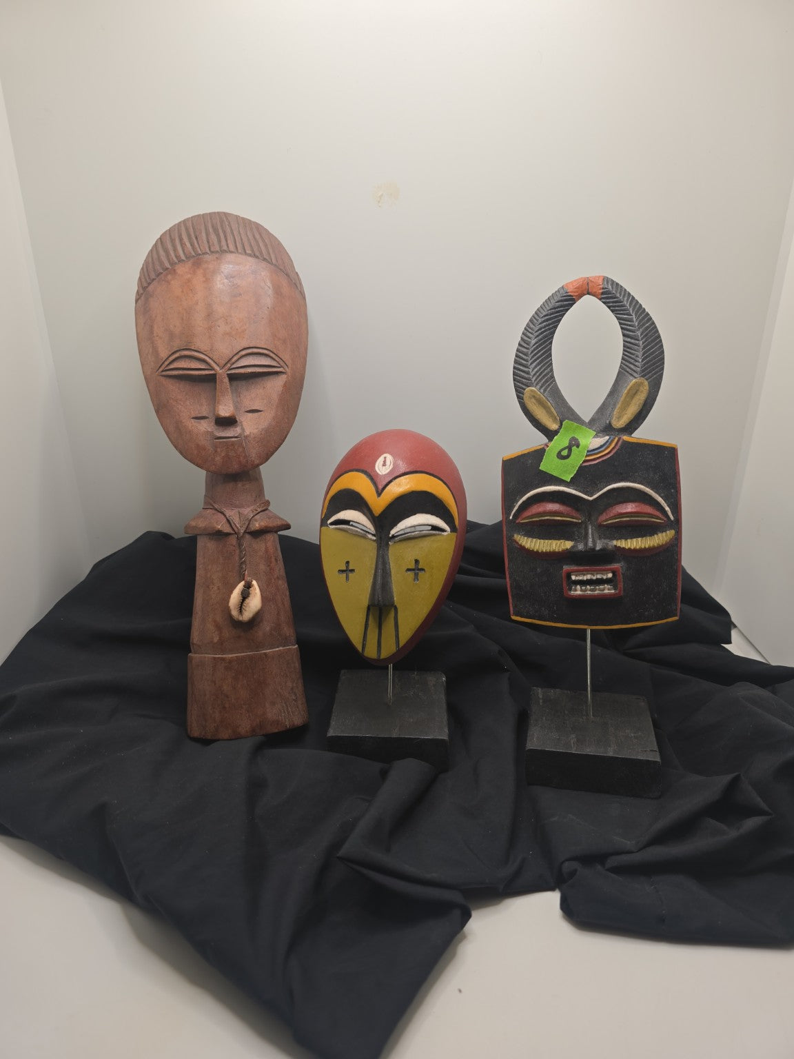 Hand-Carved Wooden Tribal Art Sculptures