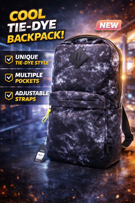 No Boundaries Smoke Tie-Dye Backpack