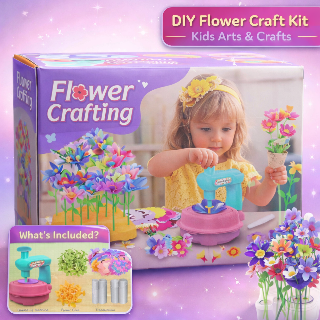Flower Crafting Kids DIY Arts & Crafts Kit
