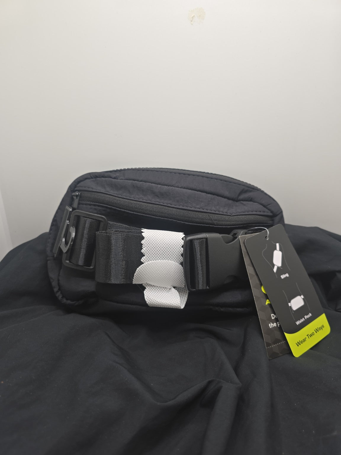 Athletic Works Black Waist Pack Performance Belt Bag