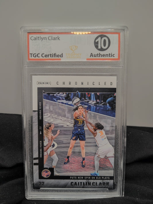 2025 Panini Caitlin Clark – Indiana Fever – Chronicles #48
TGC Certified 10 – Authentic – Slabbed